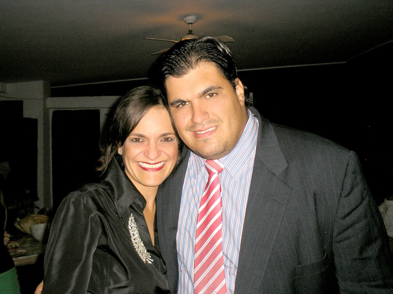 Ana María y Fernando Rincón Canaán, dos de sus hijos.